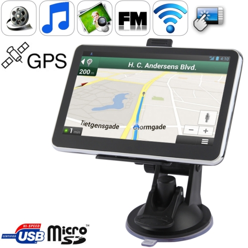 5.0 inch TFT Touch-screen Car GPS Navigator with 4GB memory and Map - Click Image to Close